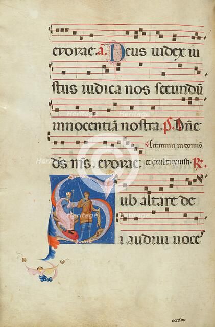 Initial S: The Massacre of the Innocents; Antiphonal, late 13th century. Creator: Master of Gerona.