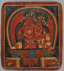 Initiation Card (Tsakalis): Amitabha, early 15th century. Creator: Unknown