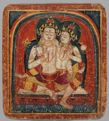 Initiation Card (Tsakalis): Bhumirgharba, early 15th century. Creator: Unknown