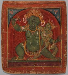 Initiation Card (Tsakalis): Door Keeper, early 15th century. Creator: Unknown