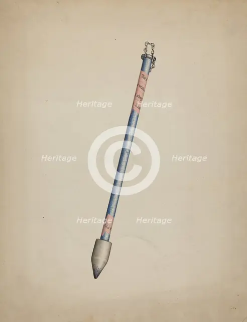 Ink Marking Pen, c. 1940. Creator: Edward Bashaw.