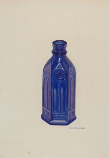 Ink Bottle, 1935/1942. Creator: Jack Williamson