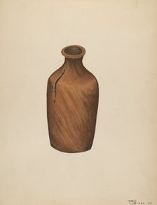 Ink Bottle, 1940. Creator: Marie Lutrell