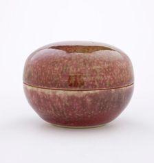 Ink box with cover, 1700-1899. Creator: Unknown