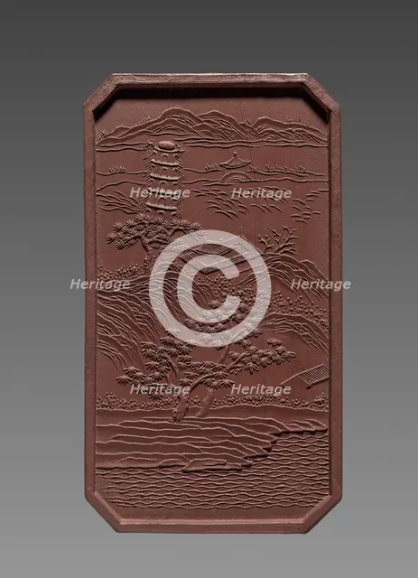 Ink Cake, 1736-95. Creator: Unknown.