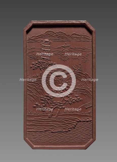 Ink Cake, 1736-95. Creator: Unknown.