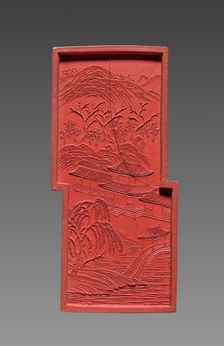 Ink Cake, 1736-95. Creator: Unknown