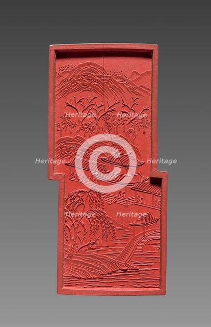 Ink Cake, 1736-95. Creator: Unknown.