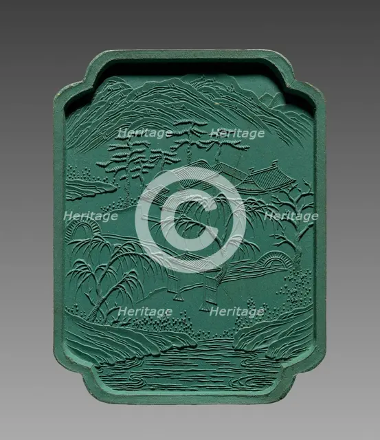 Ink Cake, 1736-95. Creator: Unknown.