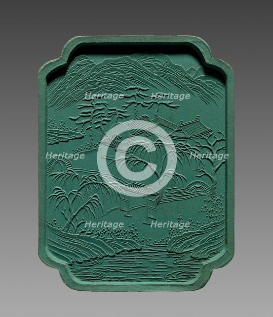 Ink Cake, 1736-95. Creator: Unknown.
