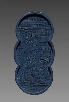 Ink Cake, 1736-95. Creator: Unknown