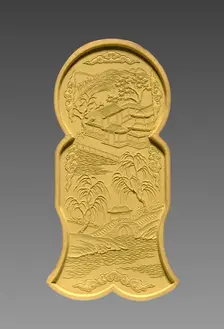 Ink Cake, 1736-95. Creator: Unknown