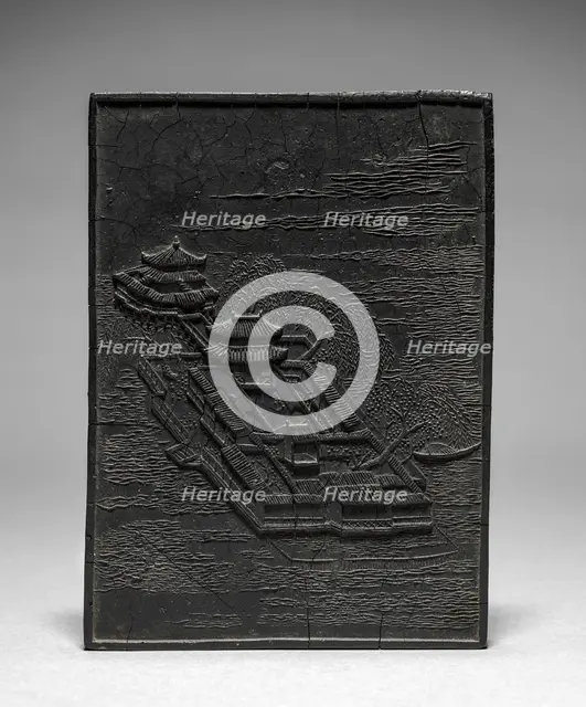 Ink Cake, 1736-1795. Creator: Unknown.