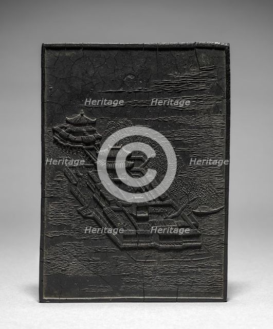 Ink Cake, 1736-1795. Creator: Unknown.