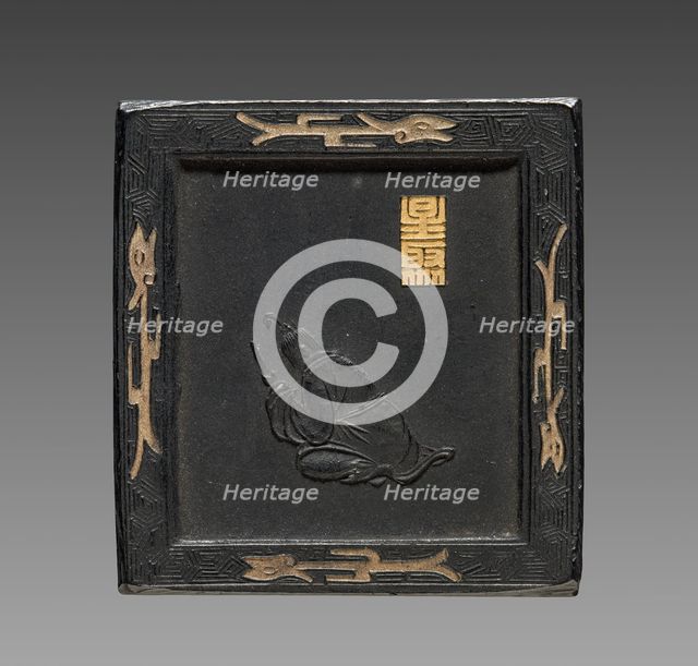 Ink Cake, 1800s. Creator: Unknown.
