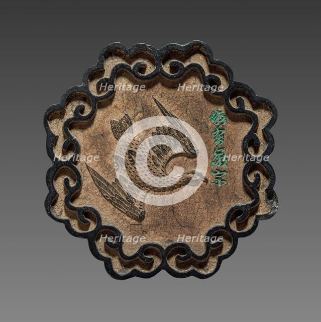 Ink Cake, 19th Century. Creator: Unknown.