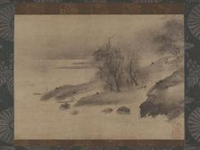 Ink Landscape (Suiboku sansui zu), 15th-early 16th century. Creator: Shinso Soami