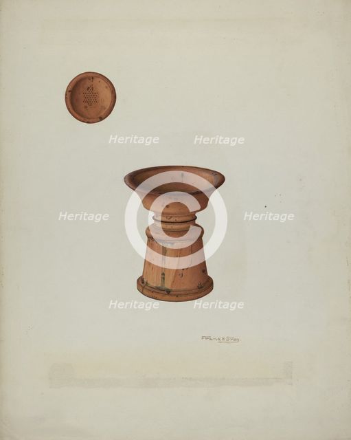 Ink Sander, c. 1940. Creator: Frank Gray.