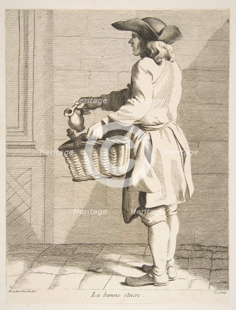 Ink Seller, 1746. Creator: Caylus, Anne-Claude-Philippe de.