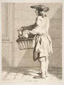Ink Seller, 1746. Creator: Caylus, Anne-Claude-Philippe de