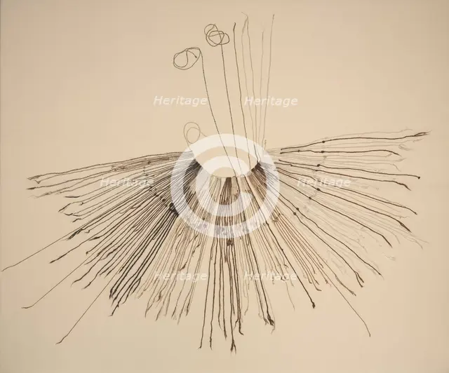 Inka Khipu (Fiber Recording Device), c. 1400-1532. Creator: Unknown.
