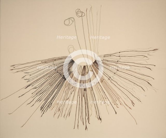 Inka Khipu (Fiber Recording Device), c. 1400-1532. Creator: Unknown.
