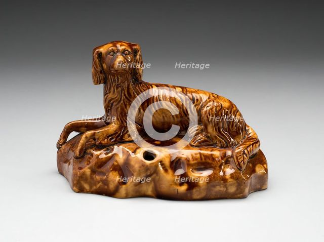 Inkstand, 1850/80. Creator: East Liverpool Pottery.