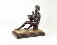 Inkstand: Pan listening to Echo, 1530-1540. Artist: Andrea Briosco