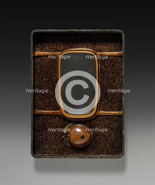 Inkstone Case, 19th century. Creator: Unknown.