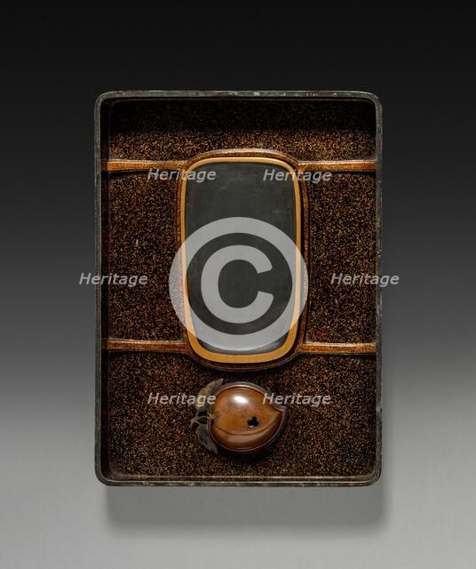 Inkstone Case, 19th century. Creator: Unknown.