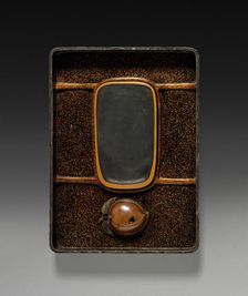Inkstone Case, 19th century. Creator: Unknown