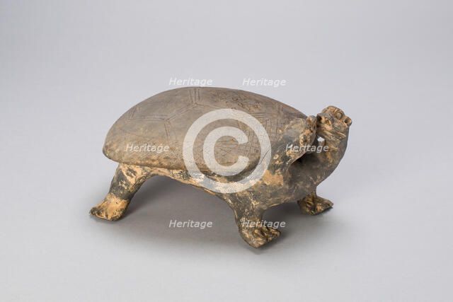 Inkstone in the Form of a Double-Headed..., Han dynasty or six dynasties period, c.3rd-5th cent. A.D Creator: Unknown.