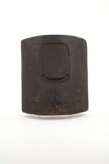 Inkstone in the shape of a Han dynasty roof tile, 16th century. Creator: Unknown