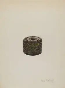 Inkwell, 1935/1942. Creator: Anne Mentzoff