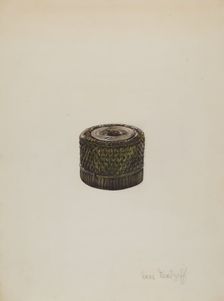 Inkwell, 1935/1942. Creator: Anne Mentzoff