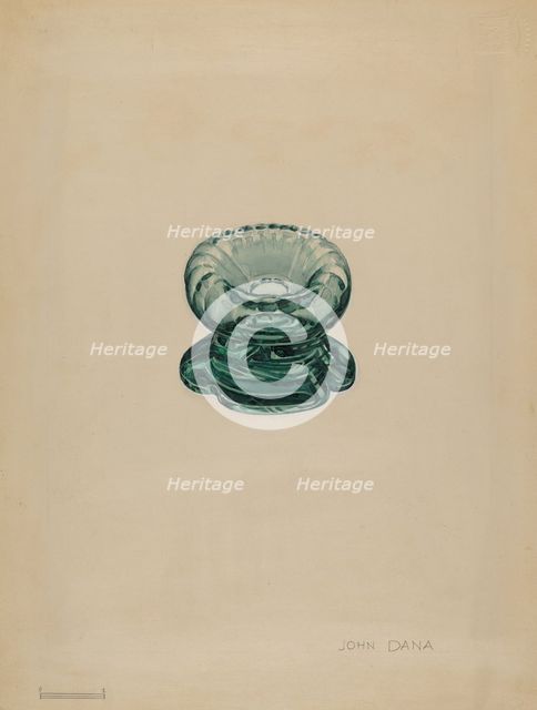Inkwell, 1935/1942. Creator: John Dana.