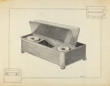 Inkwell, 1935/1942. Creator: Salvatore Borrazzo