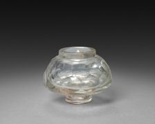 Inkwell (bottle), 1825-1850. Creator: Unknown