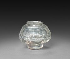 Inkwell (bottle), 1825-1850. Creator: Unknown