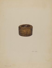 Inkwell, c. 1936. Creator: Janet Riza