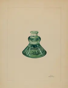 Inkwell, c. 1936. Creator: John Tarantino