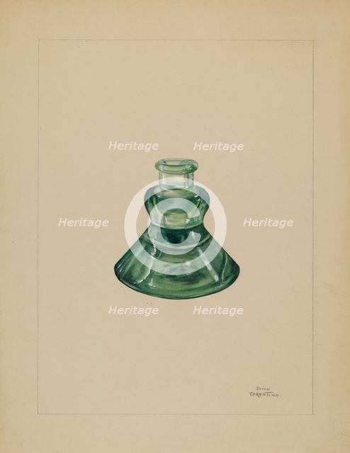 Inkwell, c. 1936. Creator: John Tarantino.