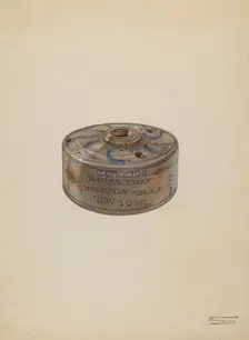 Inkwell, c. 1938. Creator: Frank Fumagalli