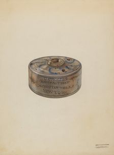 Inkwell, c. 1938. Creator: Frank Fumagalli
