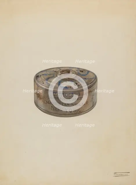 Inkwell, c. 1938. Creator: Frank Fumagalli.