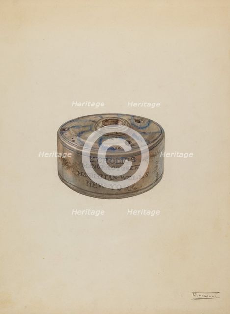 Inkwell, c. 1938. Creator: Frank Fumagalli.