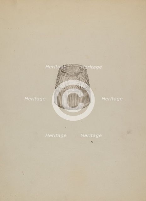 Inkwell, c. 1938. Creator: Giacinto Capelli.