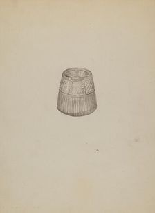 Inkwell, c. 1938. Creator: Giacinto Capelli