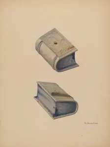 Inkwell, c. 1939. Creator: Nicholas Amantea