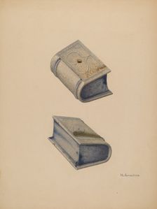Inkwell, c. 1939. Creator: Nicholas Amantea